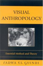 Visual anthropology by Fadwa El Guindi