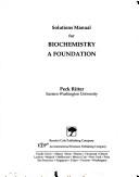 Cover of: S.M. Biochemistry: A Found