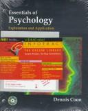 Cover of: Essentials of Psychology by Dennis Coon