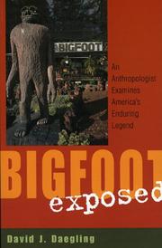 Cover of: Bigfoot Exposed by David J. Daegling