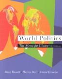Cover of: World Politics by Bruce Russett, Harvey Starr, David Kinsella, David Tatom