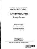 Cover of: Graphing calculator manual for Waner and Costenoble's Finite mathematics