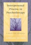 Cover of: Interpersonal Process in Psychotherapy, with Infotrac: A Relational Approach