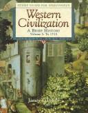 Cover of: Western Civilization: A Brief History  by Jackson J. Spielvogel