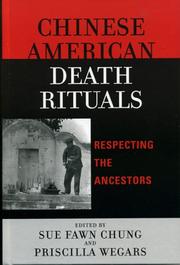 Cover of: Chinese American Death Rituals | Wegars Priscilla