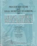 Cover of: Legal Office Procedures | Dorothy S. Namanny