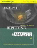 Cover of: Financial Reporting & Analysis by Charles H. Gibson