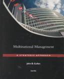Cover of: Multinational Management: A Strategic Approach