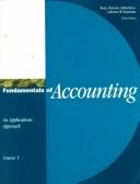 Cover of: Fundamentals of Accounting: An Applications Approach Course 1