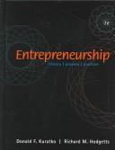 Book cover: Entrepreneurship | Donald F. Kuratko