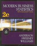 Cover of: Modern Business Statistics with Microsoft Excel by David Ray Anderson