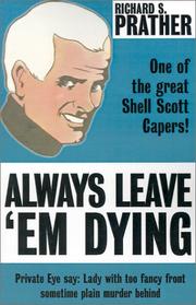 Cover of: Always Leave 'Em Dying (Shell Scott Detective)