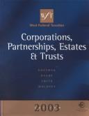 Cover of: 2003 Edition West's Federal Taxation: Corporations, Partnerships, Estates and Trusts