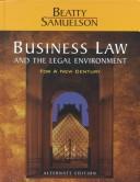 Cover of: Business law and the legal environment for a new century