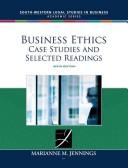 Cover of: Business Ethics by Marianne M. Jennings, Marianne M. Jennings