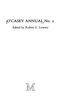 Cover of: O'Casey Annual.