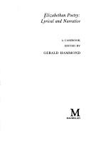 Cover of: Elizabethan Poetry (Casebook) by Gerald Hammond