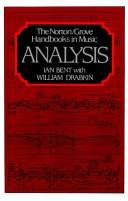 Analysis by Ian Bent, William Drabkin