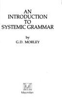 Cover of: An Introduction to Systemic Grammar