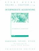 Cover of: Intermediate Accounting: Study Guide, Chapters 1-14 (Miscellaneous/Calatlogs Series)
