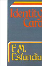 Cover of: Identity Card by FM-2030, FM-2030