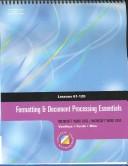 Cover of: Formatting & Document Processing Essentials: Lessons 61-120: Microsoft Word 2002/Microsoft Word 2003 (College Keyboarding)