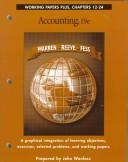 Cover of: Working Papers Plus for Use With Accounting: Chapters 12-24