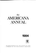 Cover of: The Americana Annual 1984 by 