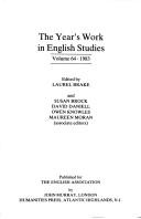 Cover of: The Year's Work in English Studies