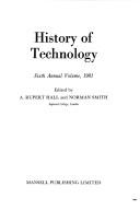 Cover of: History of Technology Volume Annual 1981