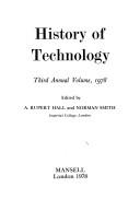 Cover of: History of Technology 1978