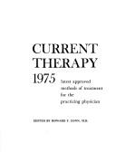 Cover of: Current Therapy 1975 | Howard F. Conn