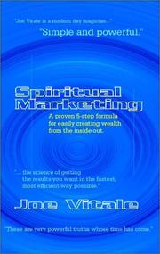 Cover of: Spiritual Marketing by Joe Vitale