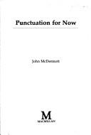 Cover of: Punctuation for Now