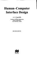 Cover of: Human-computer Interface Design