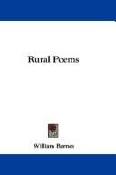 Cover of: Rural Poems