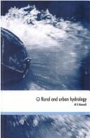 Cover of: RURAL AND URBAN HYDROLOGY. by M.G MANSELL