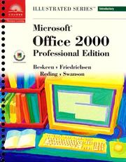 Cover of: Microsoft Office 2000 - Illustrated Introductory by Marie L. Swanson, Lisa Friedrichsen, Elizabeth Eisner Reding, David W. Beskeen