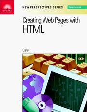 Cover of: New Perspectives on Creating Web Pages With Html: Comprehensive  (Updated) (New Perspectives (Paperback Course Technology))
