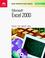 Cover of: New Perspectives on Microsoft Excel 2000 - Comprehensive