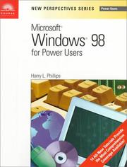 Cover of: New Perspectives on Microsoft Windows 98 for Power Users (New Perspectives Series)