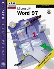 Cover of: New Perspectives on Microsoft Word 97 Comprehensive -- Enhanced (New Perspectives Series) by S. Scott Zimmerman, Beverly B. Zimmerman, Ann Shaffer