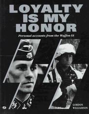 Cover of: Loyalty is my honor
