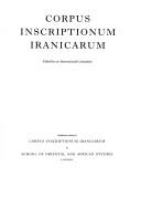 Corpus Inscriptionum Iranicarum (Corpus Inscriptionum Iranicarum: Part 2) by Ronald E. Emmerick