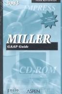 Cover of: 2003 Miller Gaap Guide