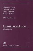 Cover of: Constitutional Law: 1999 Supplement