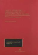 Cover of: Calculating Lost Labor Productivity in Construction Claims, 2002 Cumulative Supplement