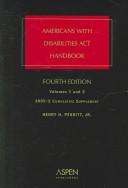 Cover of: Americans With Disabilities Act Handbook by Henry H. Perritt