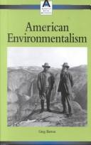 Cover of: American Environmentalism by Greg Barton