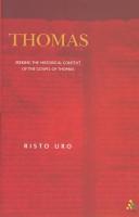 Cover of: Thomas: Seeking the Historical Context of the Gospel of Thomas (Journal for the Study of the Pseudepigrapha Supplement)